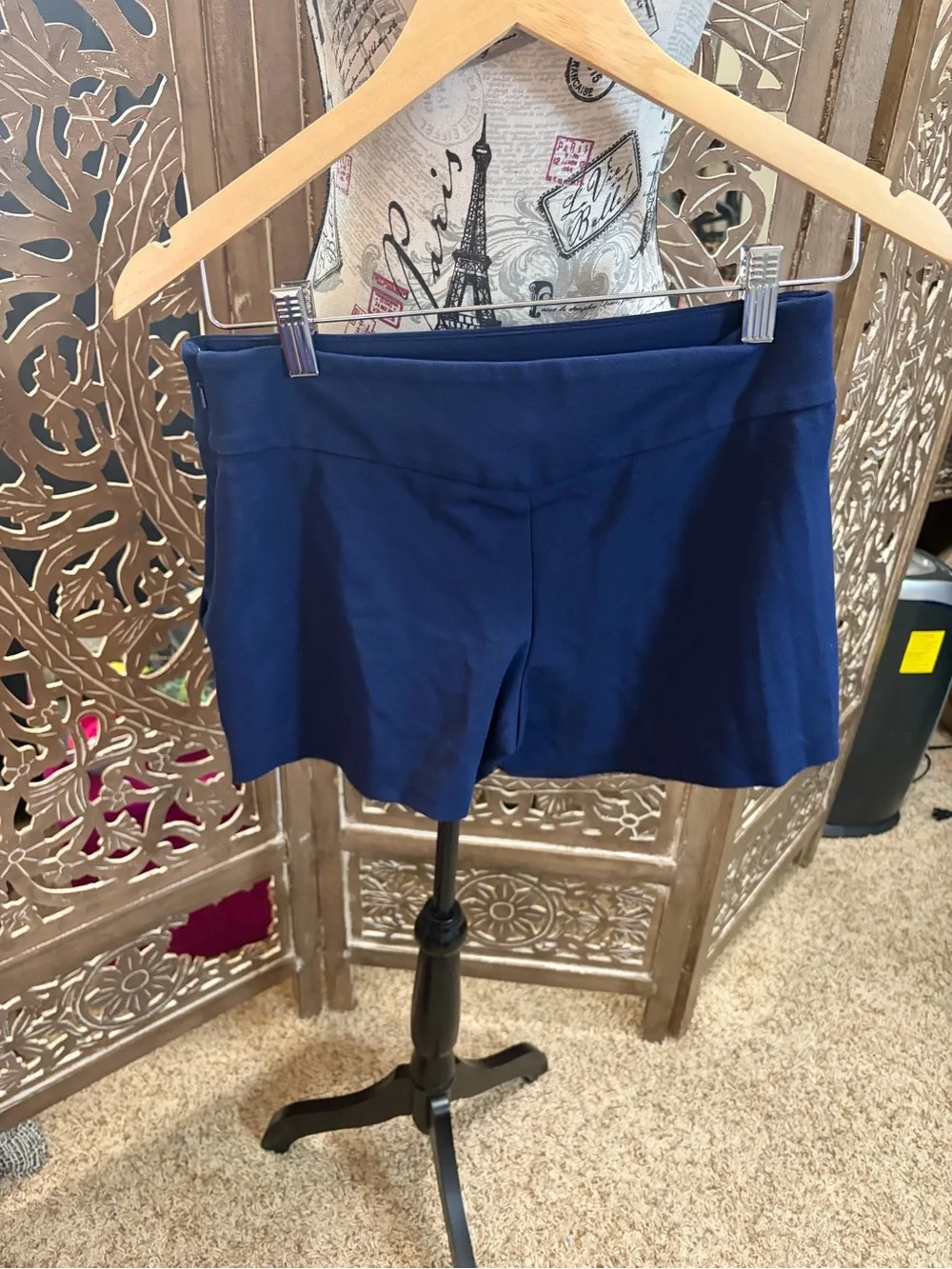 Lilly Pulitzer Navy High-Waist Women's Shorts